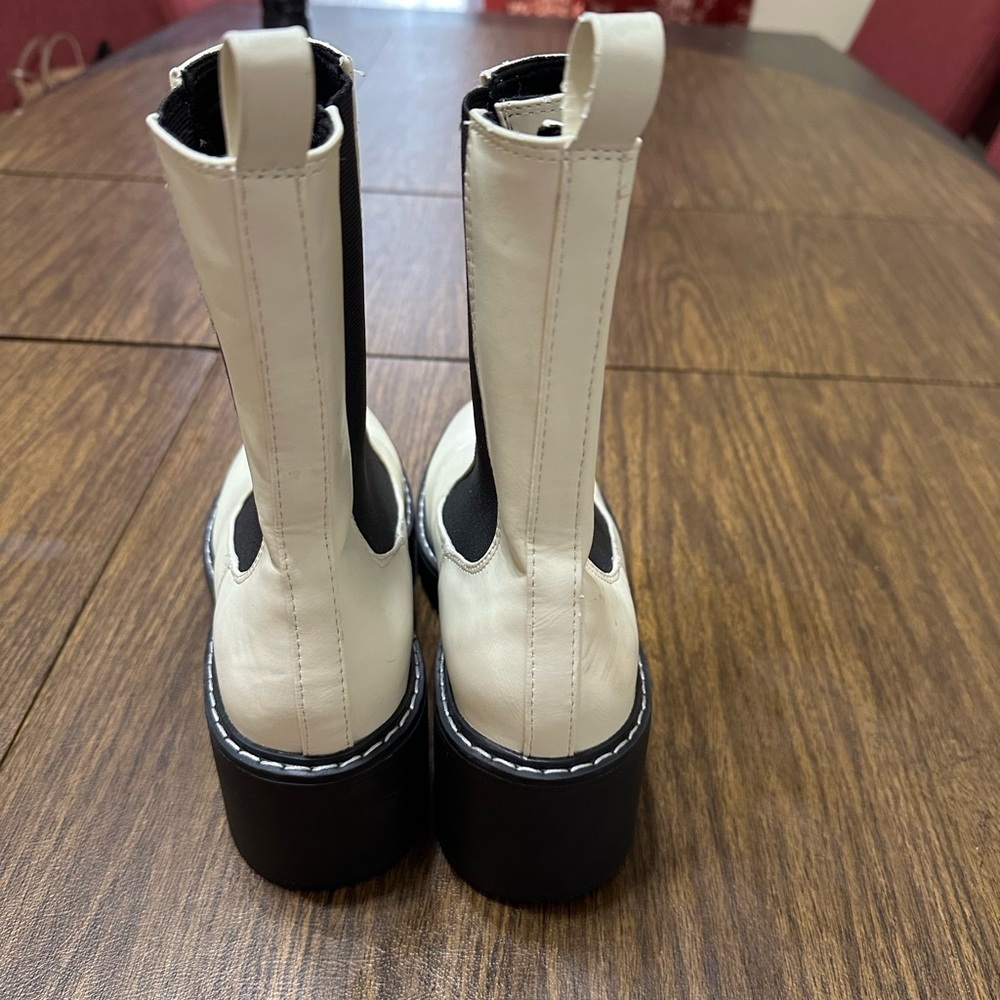 Nine West Doleas 3 Cream Women's Boots, Size 8.5‎ - Picture 8 of 10